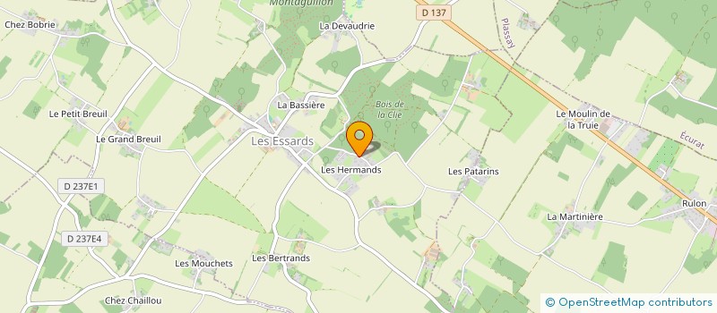 localisation de l'entreprise VIRLUC à LES ESSARDS