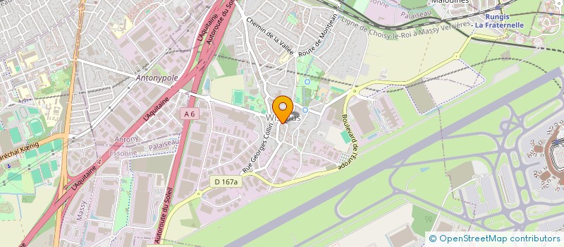 localisation de l'entreprise VIRLYS à WISSOUS