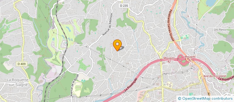 localisation de l'entreprise VIRMAMA à MOUGINS