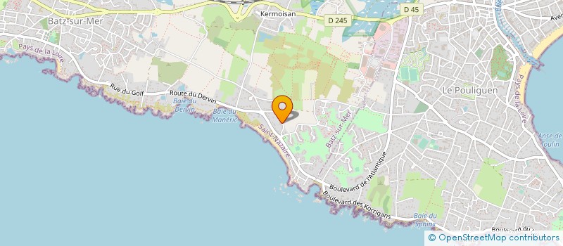 localisation de l'entreprise VIRMAT  BATZ-SUR-MER