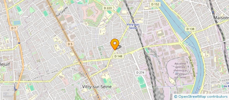 localisation de l'entreprise VIRMOTREX à VITRY-SUR-SEINE