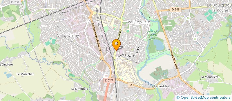 localisation de l'entreprise VIRNIC à LA ROCHE-SUR-YON