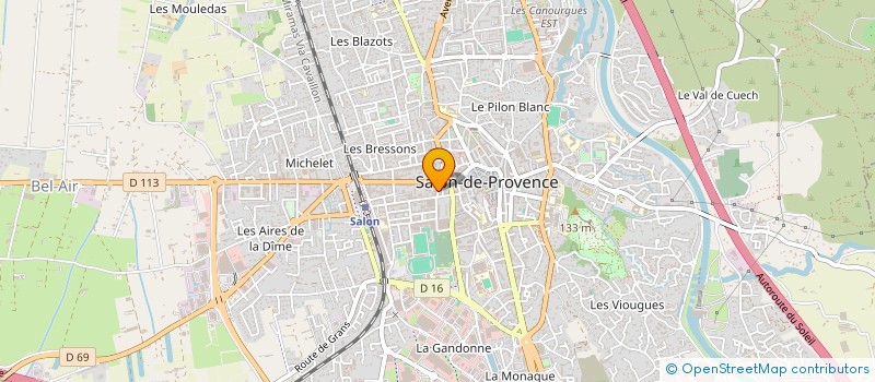 localisation de l'entreprise VIRNOT  SALON-DE-PROVENCE