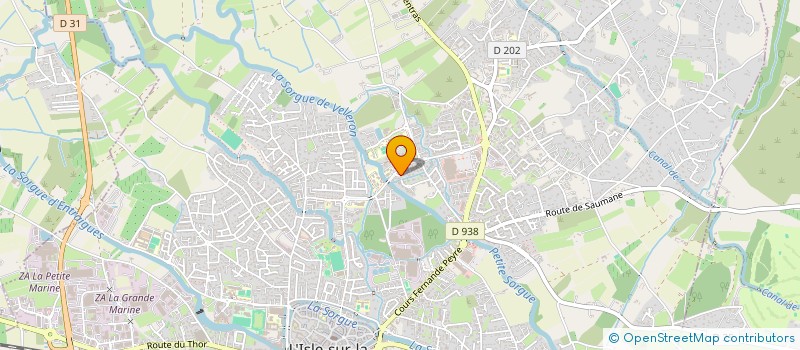 localisation de l'entreprise VIRO  L'ISLE-SUR-LA-SORGUE