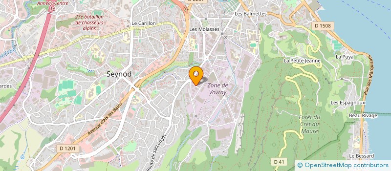 localisation de l'entreprise VIRO à ANNECY