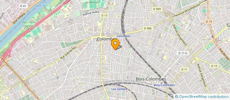 localisation de l'entreprise VIRO à COLOMBES