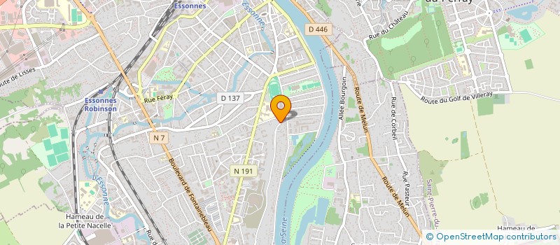 localisation de l'entreprise VIRO DRIVING à CORBEIL-ESSONNES