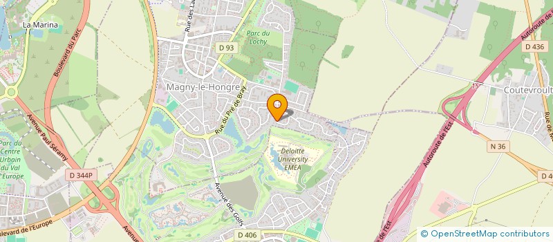 localisation de l'entreprise VIROFA  MAGNY-LE-HONGRE