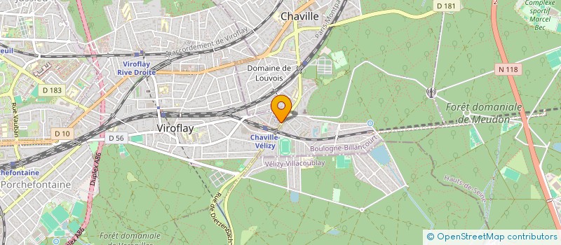 localisation de l'entreprise VIROFLAY DENTAL CARE  VIROFLAY