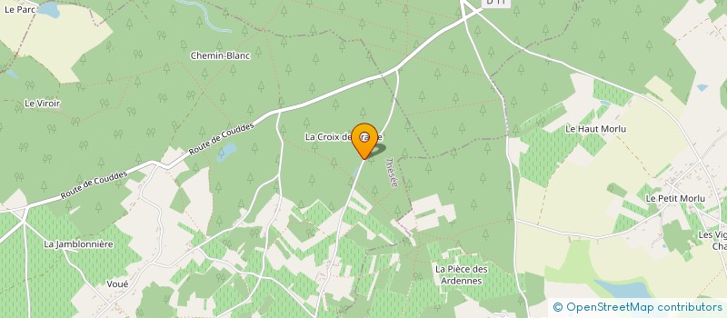 localisation de l'entreprise VIROIR NORD  THESEE