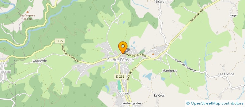 localisation de l'entreprise VIRONDEAU IMMO  SAINTE-FEREOLE