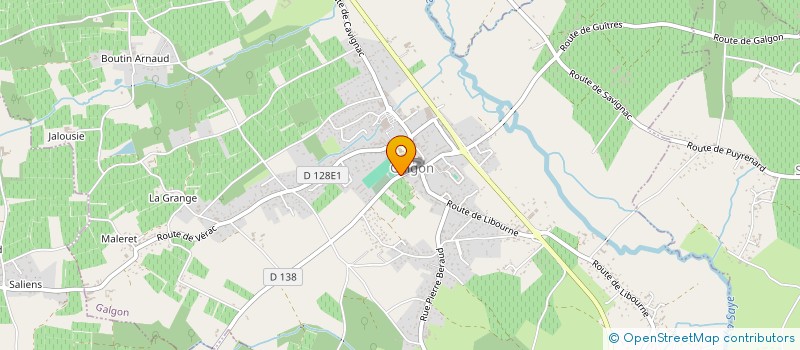 localisation de l'entreprise VIRONNEAU EVENEMENTIEL  GALGON