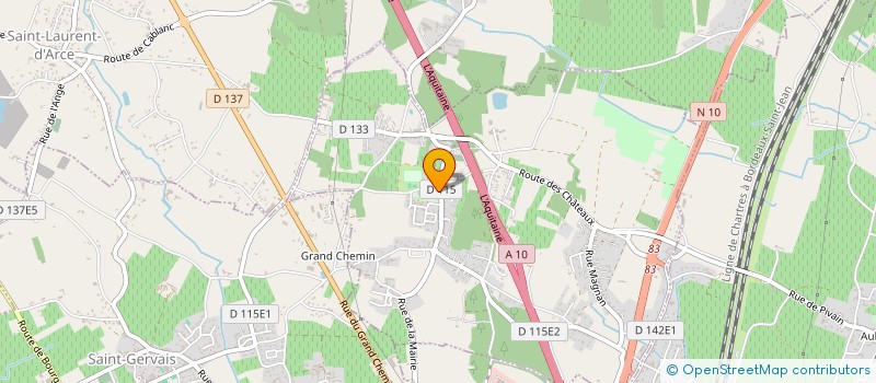 localisation de l'entreprise VIRSAC EN FETES  VIRSAC