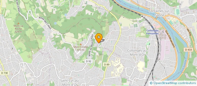 localisation de l'entreprise VIRSCIZE  COLLONGES-AU-MONT-D'OR