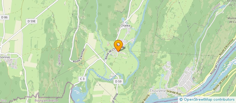 localisation de l'entreprise VIRSYL  THOIRETTE-COISIA