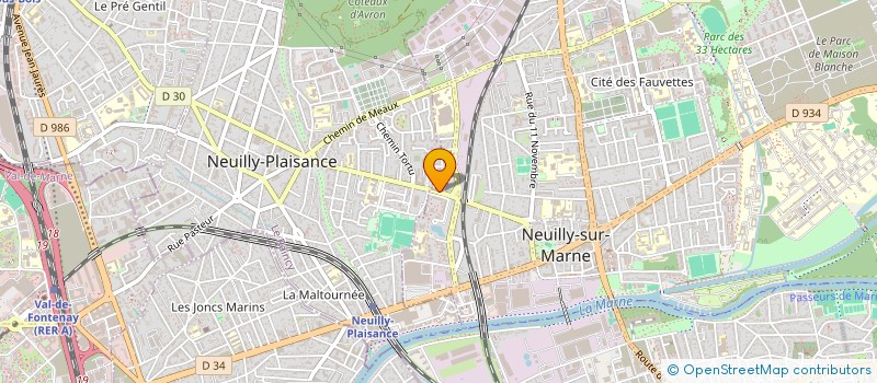 localisation de l'entreprise VIRT4CLOUD à NEUILLY-PLAISANCE