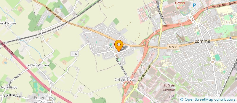 localisation de l'entreprise VIRTARA à LILLE