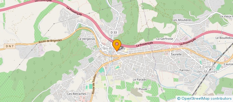 localisation de l'entreprise VIRTHI 2  LE LUC