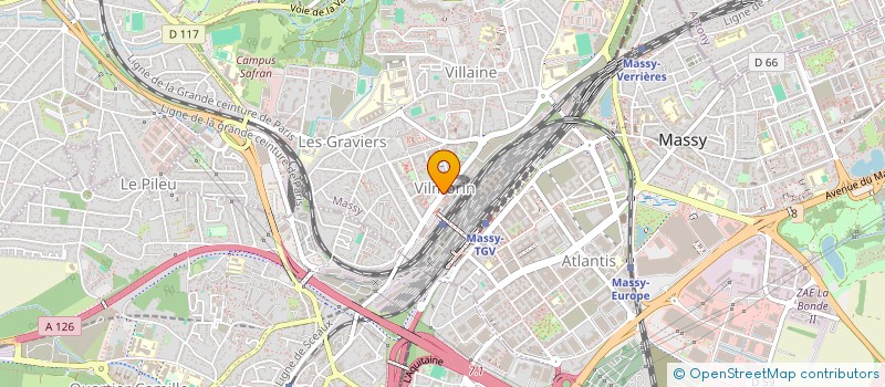 localisation de l'entreprise VIRTIS CONSULTING  MASSY