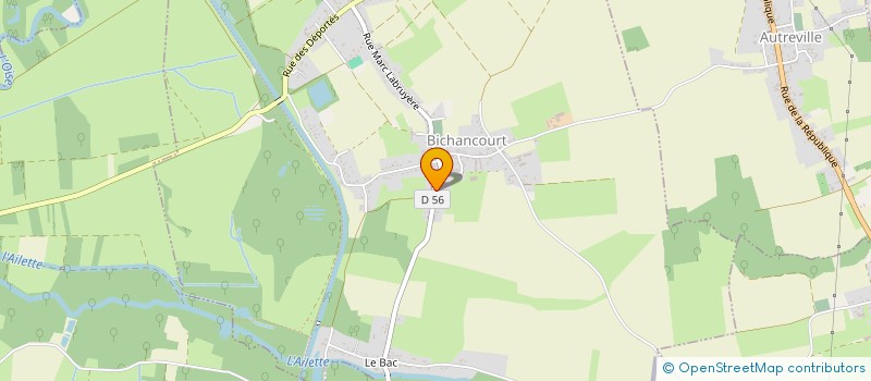 localisation de l'entreprise VIRTRANS à MAREST-DAMPCOURT