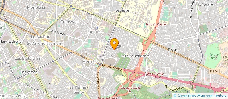 localisation de l'entreprise VIRTU'OZ SEVEN  BRON