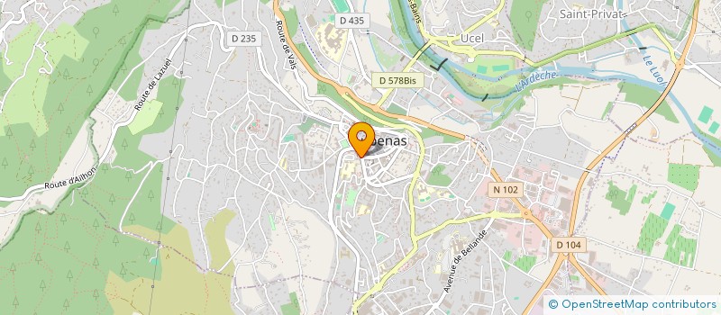 localisation de l'entreprise VIRTUA CONNECT à AUBENAS