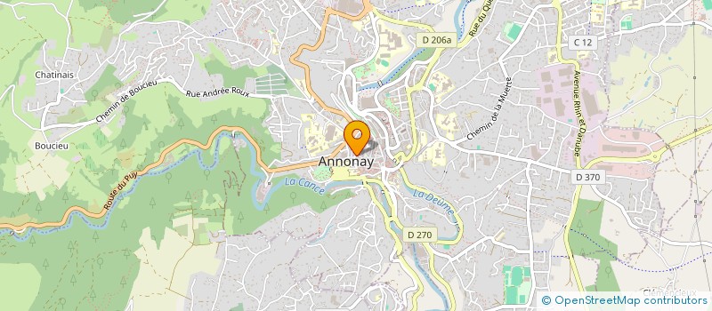 localisation de l'entreprise VIRTUAL DREAM  ANNONAY