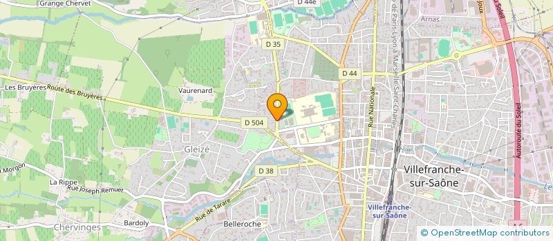 localisation de l'entreprise VIRTUAL FANTASY  VILLEFRANCHE-SUR-SAONE