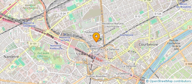 localisation de l'entreprise VIRTUAL FINANCIAL MANAGEMENT à COURBEVOIE