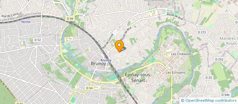 localisation de l'entreprise VIRTUAL NETWORK INFORMATIQUE à BRUNOY