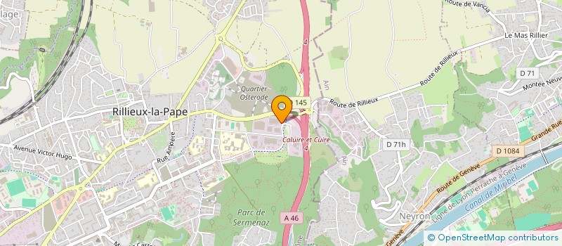 localisation de l'entreprise VIRTUAL ODYSSEY  RILLIEUX-LA-PAPE