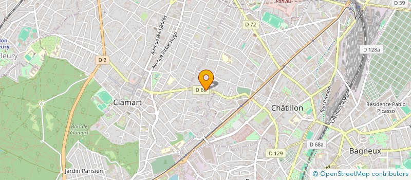 localisation de l'entreprise VIRTUAL SHOW à CHATILLON