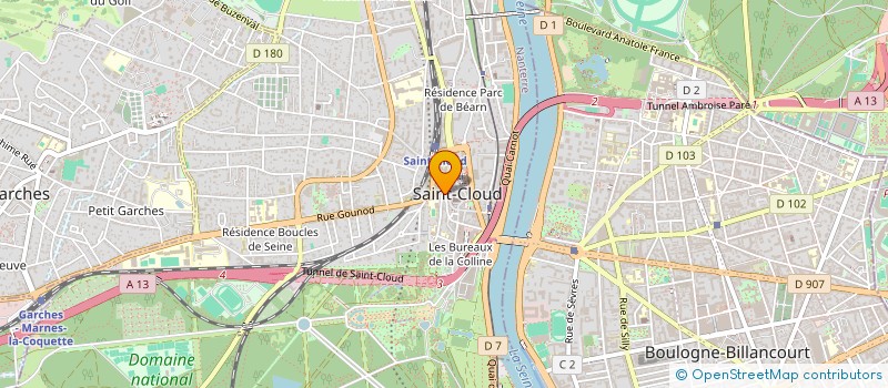 localisation de l'entreprise VIRTUALEO à SAINT-CLOUD