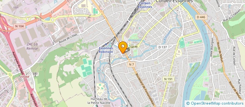 localisation de l'entreprise VIRTUEL IMMO à CORBEIL-ESSONNES