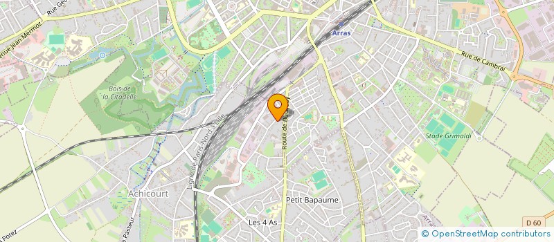 localisation de l'entreprise VIRTUEL.SPA  ACHICOURT