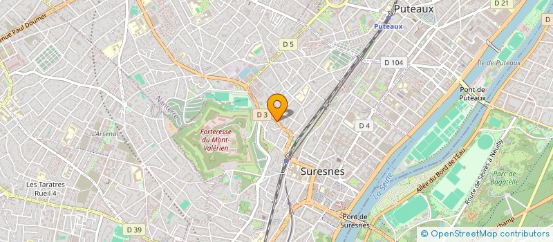 localisation de l'entreprise VIRTUELSYS à SURESNES