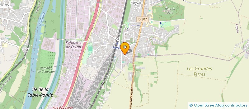 localisation de l'entreprise VIRTUFORMA  FEYZIN