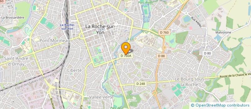 localisation de l'entreprise VIRTUIMMO à LA ROCHE-SUR-YON