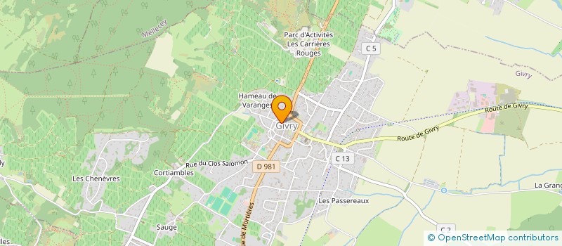 localisation de l'entreprise VIRTUOFACTO  GIVRY