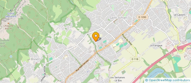 localisation de l'entreprise VIRTUOSE INFORMATIQUES à SAINT-ISMIER