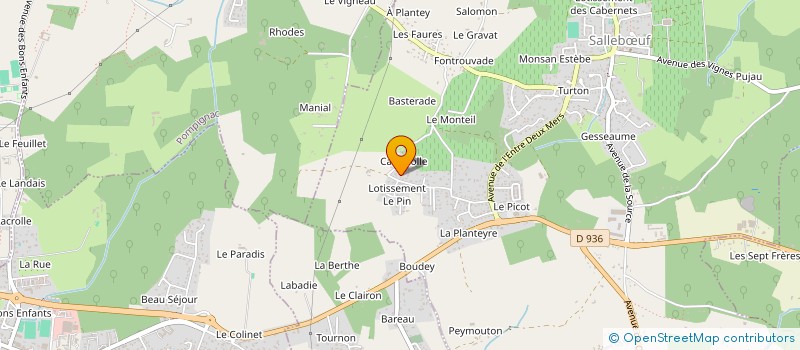 localisation de l'entreprise VIRTUOSE TECHNOLOGIES  SALLEBOEUF