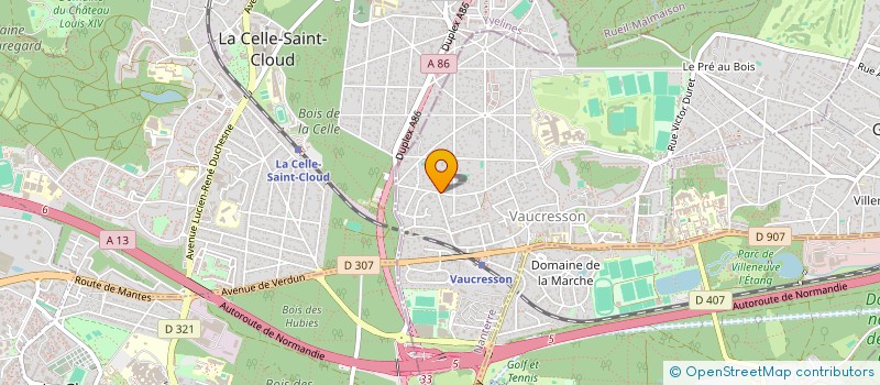 localisation de l'entreprise VIRTUOUS CIRCLE  VAUCRESSON