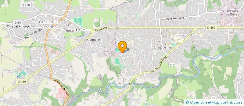 localisation de l'entreprise VIRTUS ARX  CRAPONNE