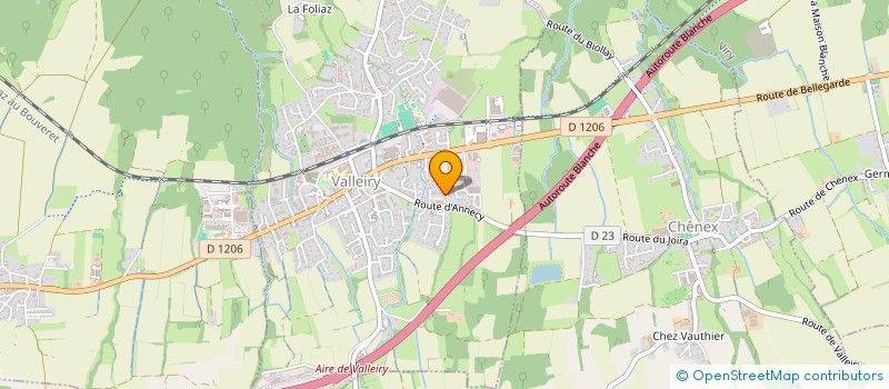 localisation de l'entreprise VIRTUS UNIVERSAL  VALLEIRY