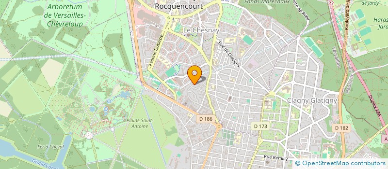 localisation de l'entreprise VIRTUSIUM  LE CHESNAY-ROCQUENCOURT