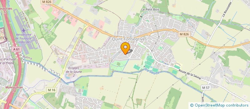 localisation de l'entreprise VIRTUSPACE  QUINT-FONSEGRIVES