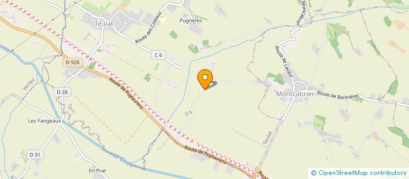 localisation de l'entreprise VIRTUSQUADRA  TEULAT