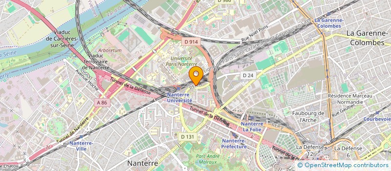 localisation de l'entreprise VIRTUTEM  NANTERRE