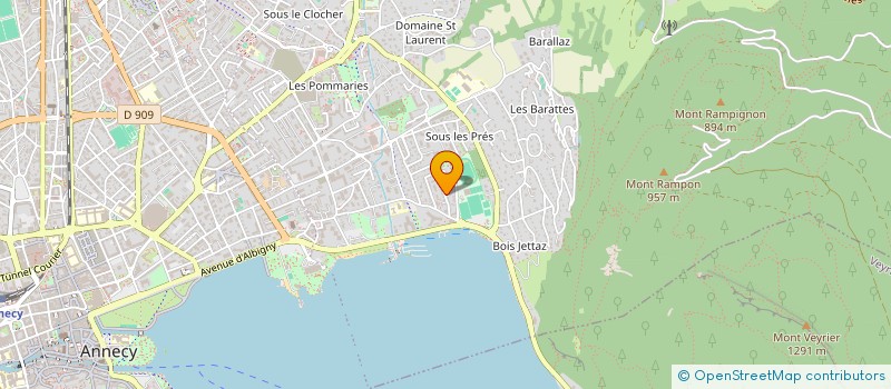 localisation de l'entreprise VIRTWIN à ANNECY