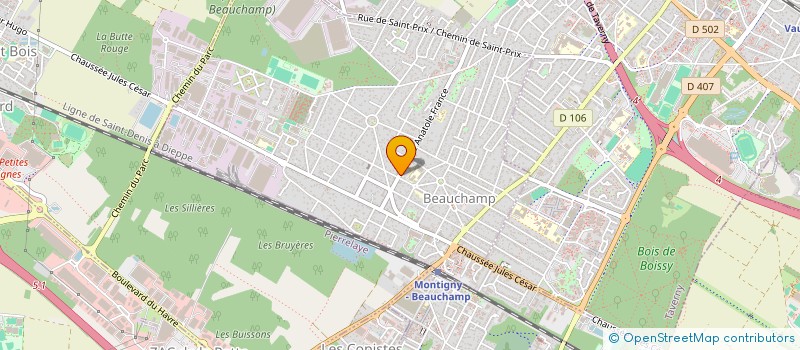 localisation de l'entreprise VIRULIA IMMOBILIERE  BEAUCHAMP